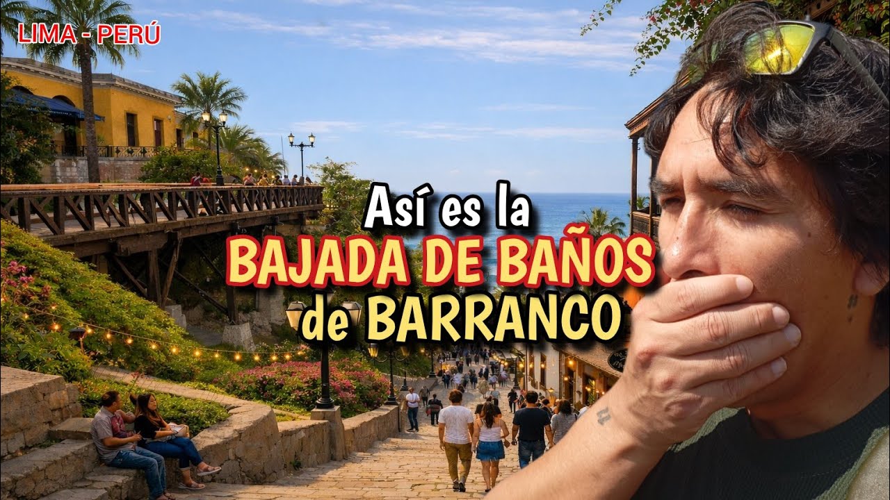 Así es la BAJADA DE BAÑOS de BARRANCO en LIMA - PERÚ 🇵🇪, ElLeonShow 