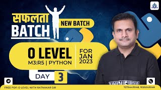 O-Level M3 R5 Programming & Problem solving through python | O level Python | python latest Syllabus