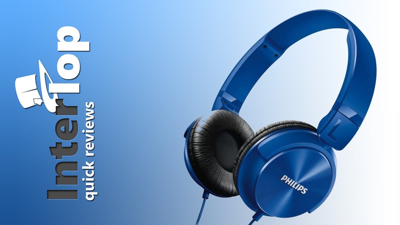 Наушники Philips SHL3060BL Blue (распаковка / обзор)