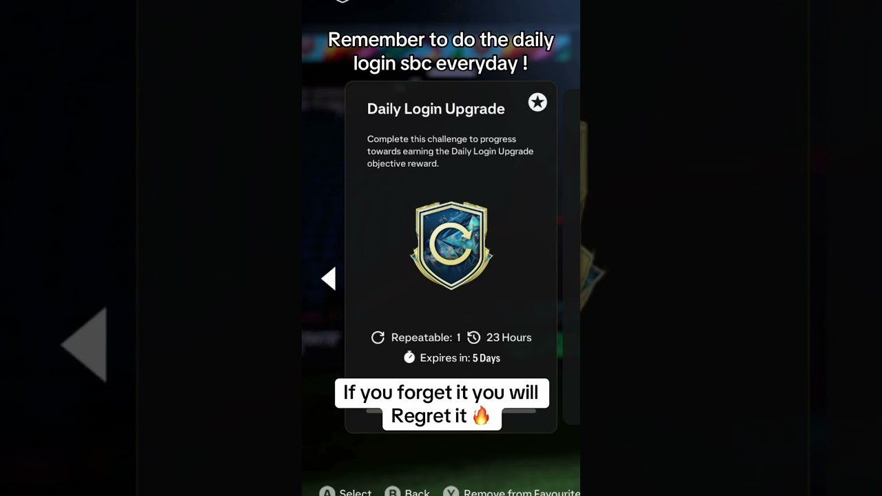 Daily Login Sbc Reminder 🔥🔥 FC 25 Ultimate Team 