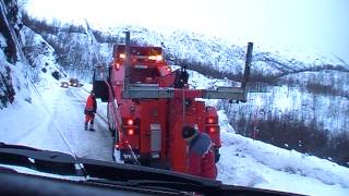 Truckberging in Øksfjord