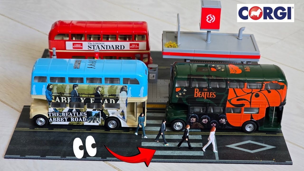 CORGI ビートルズ 6点 THE BEATLES LONDON DOUBLE DECKER BUS 