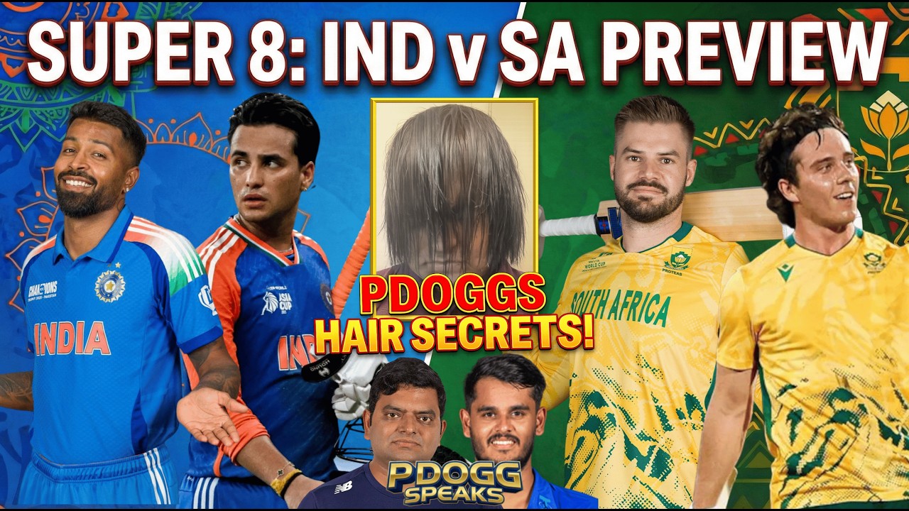 INDIA vs SOUTH AFRICA: Massive Super 8 Clash! Who has the Edge? | Match Preview | Pdoggspeaks