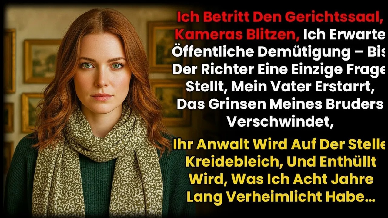 An dem Morgen, an dem alles entschieden wurde, saß mein Bruder Felix mir gegenüber im Gerichtssaal und lächelte – ein Lächeln, das sagte: Ich werde dich zermalmen, kleine Schwester. Ich war die...