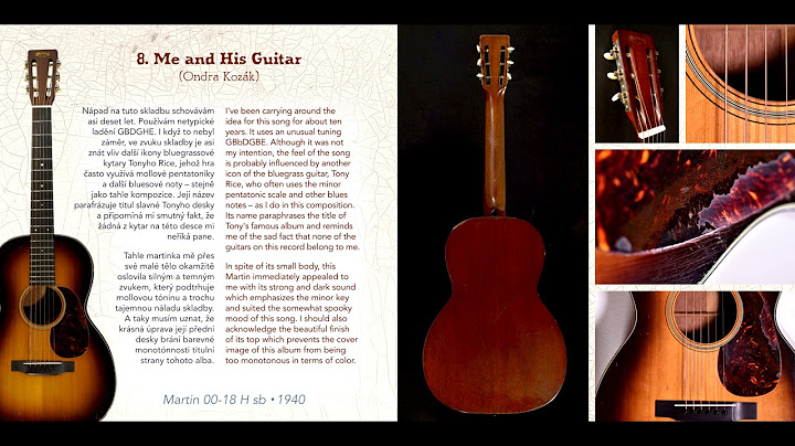 Me and His Guitar /// Ondra Kozák – Overtones