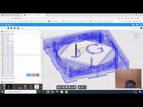 Testing Gcode - .NC viewer (Coaster video 9)