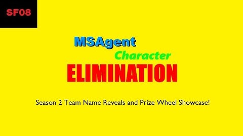 MSAgent Character Elimination Season 2 Team Name Reveals and Prize Wheel Showcase!