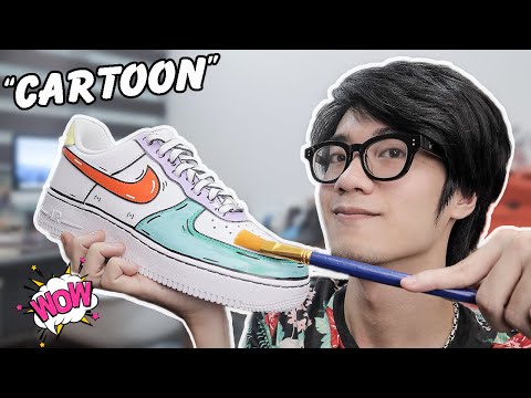 Video Custom Giày Nike Air Force 1 
