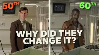 An Adventure in Space and Time Scene Change! 50th vs 60th