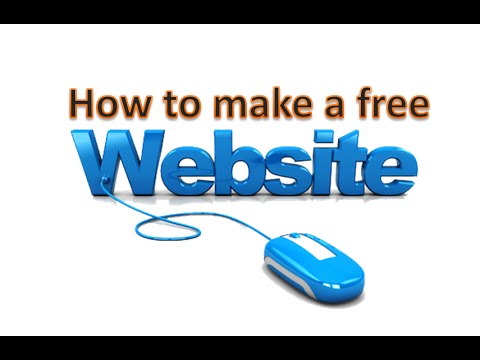 how to make website free and easy