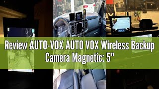 Review Auto-Vox Auto Vox Wireless Backup Camera Magnetic 5 Portable No Wiring 1 Min Install Traile