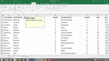 Inserting, Editing, and Deleting Comments in Microsoft Excel 2013
