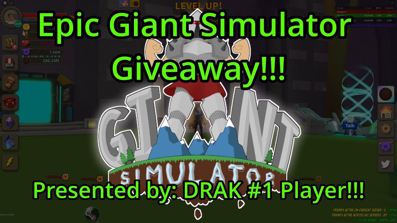 Epic Giant Simulator | DRAK Giveaway!!!