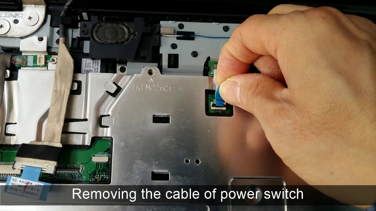 Disassembly for Dell Inspiron 1545 - YouTube