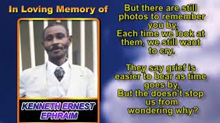 Kenneth Ernest Ephraim memorial 1