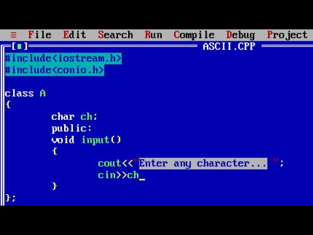 C++ program to print ASCII value of any character | print ASCII of character - YouTube