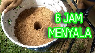 Kompor Tahan Lama Dari Serbuk Kayu dan Ember Cat Bekas