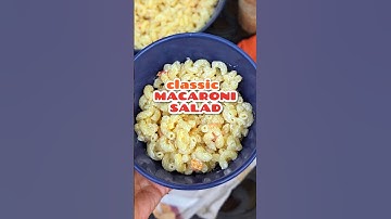 Easy Classic Macaroni Salad