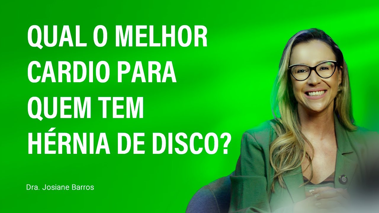 Qual o MELHOR EXERCÍCIO DE CARDIO para quem tem HÉRNIA DE DISCO?