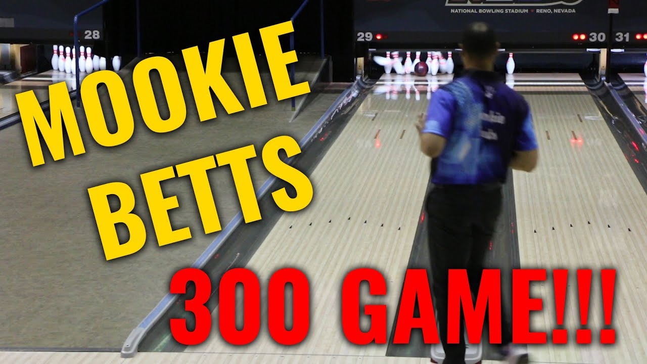 WATCH: Red Sox outfielder Mookie Betts bowls a perfect 300 at the