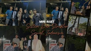 VIDIO MINI RISET SISTEM DAN STRUKTUR SOSIAL INDONESIA- KELOMPOK 1-MATA PENCAHARIAN