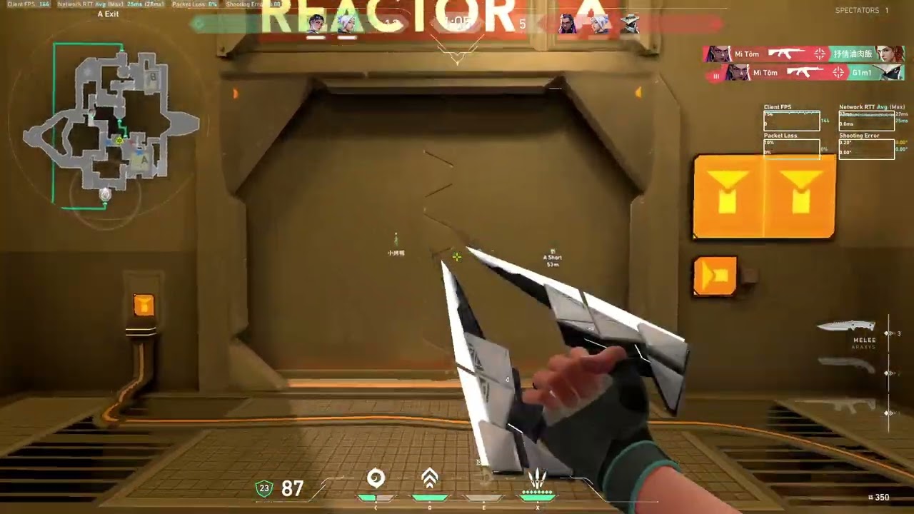 valorant 日常精華#10 繼續清之前的片段 天啊我好菜