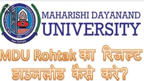 Mdu ba result | result kaise check Kare | Mdu result kaise check kare