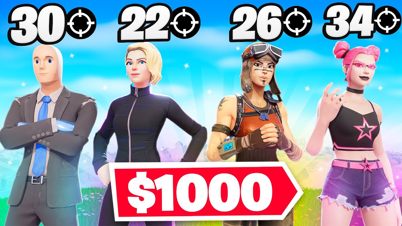 Fortnite but the MOST Eliminations = $1000