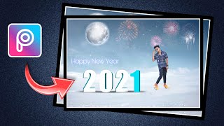 Happy New year photo editing 2021//new year special photo editing//PicsArt photo editing 2021 screenshot 2