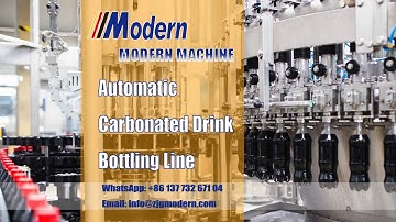 Automatic CSD filling line | Carbonated drink soda bottling plant