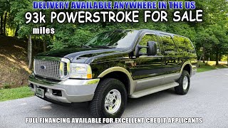 7.3 Powerstroke For Sale: 2002 Ford Excursion Limited 4x4 Diesel With Only 93k Miles