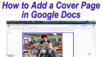 Een voorpagina toevoegen in Google Docs