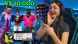 JOGANDO APOSTADO ATÉ COMPRAR A CONTA MAIS CARA E GEMADA DO FREE FIRE!