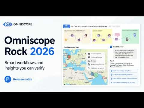 Omniscope 2026 Rock: Smart Workflows & Insights You Can Verify