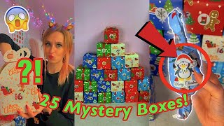 [ASMR] OPENING 25 MYSTERY ADVENT CALENDAR BOXES!😱🎁*GOLDEN RARE FINDS!!*🤯 | Full TIkTok Compilation!♡