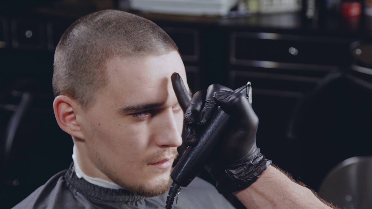 Мужская стрижка машинкой "ЦЕЗАРЬ" (2014г) - YouTube