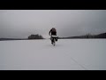 Озеро Вымно, по воде ака посуху.