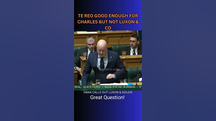 TE REO MĀORI IS GOOD ENOUGH FOR KING CHARLES BUT NOT NZ PRIME MINISTER LUXON! #christopherluxon