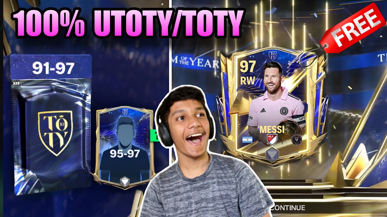 Guaranteed FREE UTOTY/TOTY in this Pack? EA FC Mobile Team of the Year ...