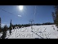 VR Run 2 from Red Buffalo Lift at Beaver Creek