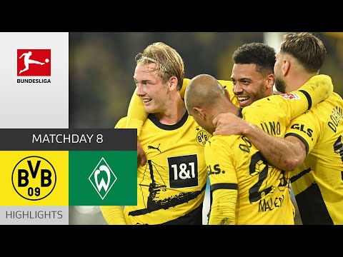 Borussia Dortmund Werder Bremen Goals And Highlights