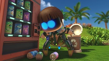 Eve from Stellar Blade in Astro Bot DLC Let It Slide