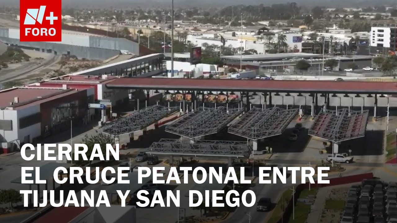 Cierran temporalmente el paso peatonal en la Garita el Chaparral - Paralelo 23