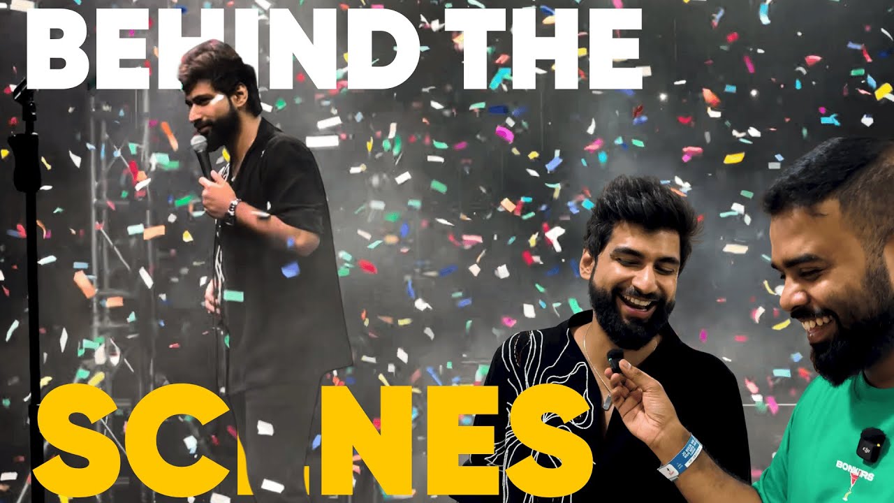 Самое масштабное стендап-шоу комика Харша Гуджрала | За кулисами @Harshgujral