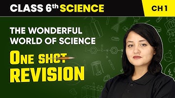 The Wonderful World of Science - One Shot Revision | Class 6 Science Chapter 1 | CBSE 2025-26