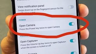 LG Stylo 4: How to Turn Camera Shortcut Double Click Power Button On & Off