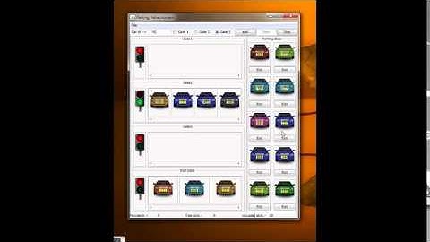 Java SE multithreading Gui parking simulator