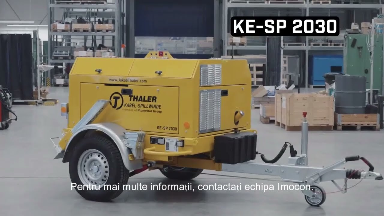 Troliu pentru tras cabluri electrice - Thaler KE-SP 2030