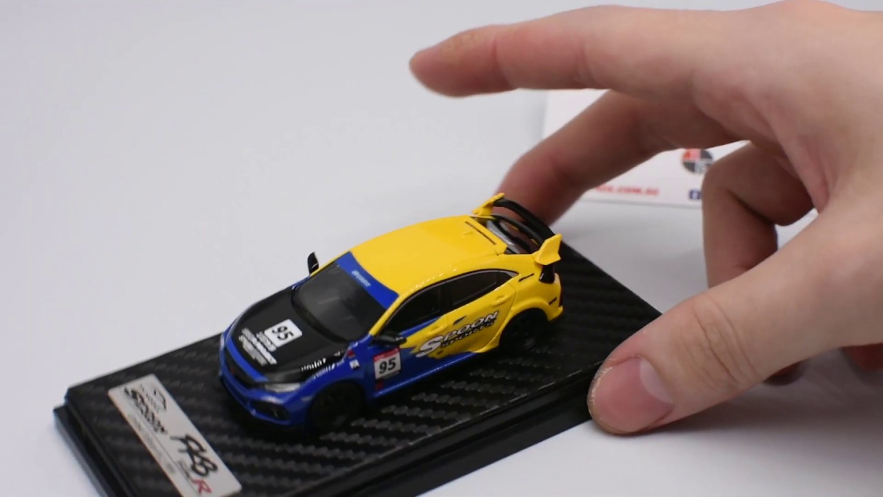 YM Model 1/64 Honda Civic Type R FK8 Spoon Sport Review