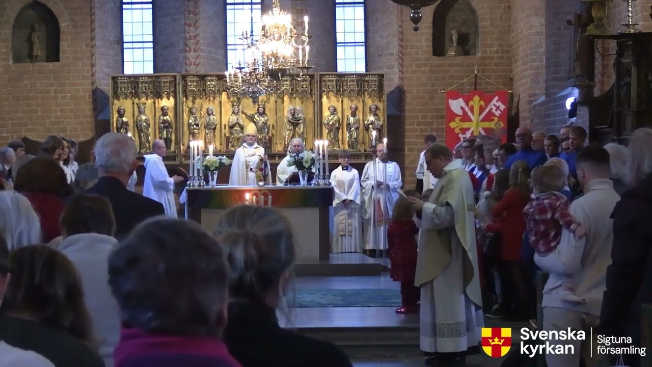 Första Advent i Mariakyrkan i Sigtuna - Bereden väg för Herran (Sv. ps. 103)